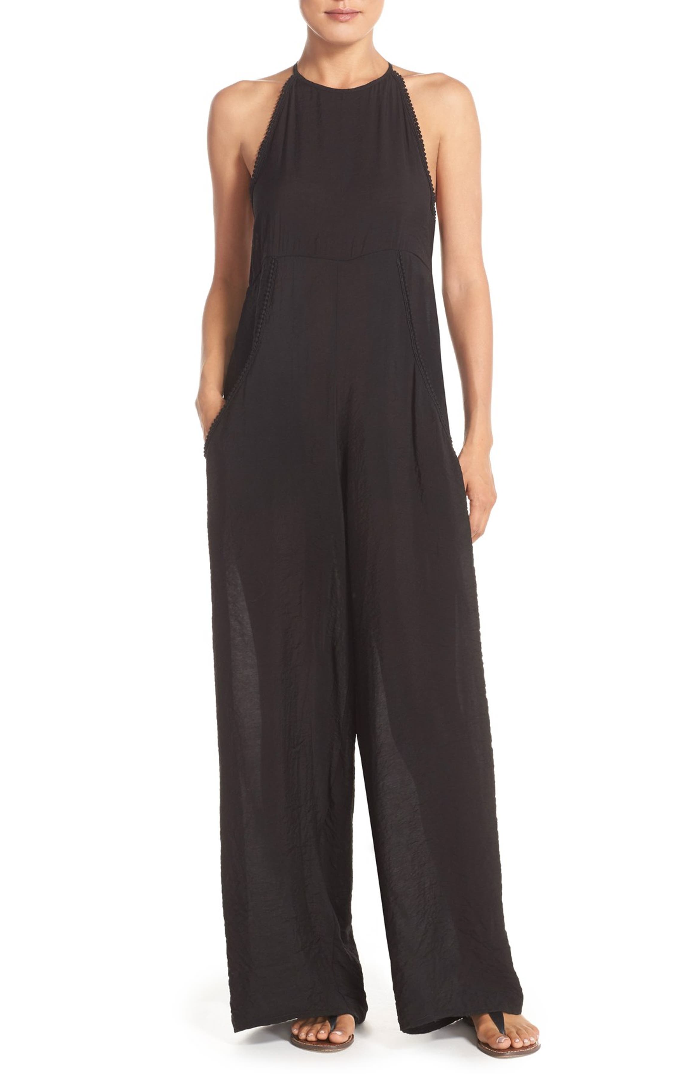 Robin Piccone 'Pippa' Cover-Up Jumpsuit | Nordstrom