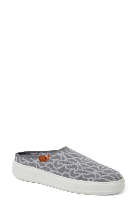 Shop Dearfoams Annie Slip-on Sneaker In Grey Knit