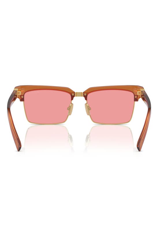 Miu Miu 54mm Square Sunglasses In Pink