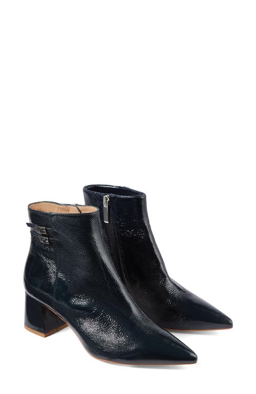 Shop Lk Bennett Missy Pointed Toe Bootie In Navy