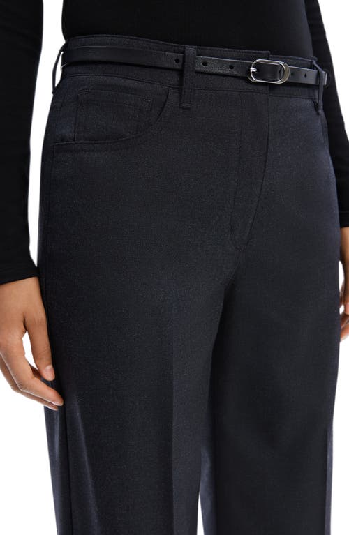 Shop Theory Jean.wool 5-pocket Pants In Charcoal Melange