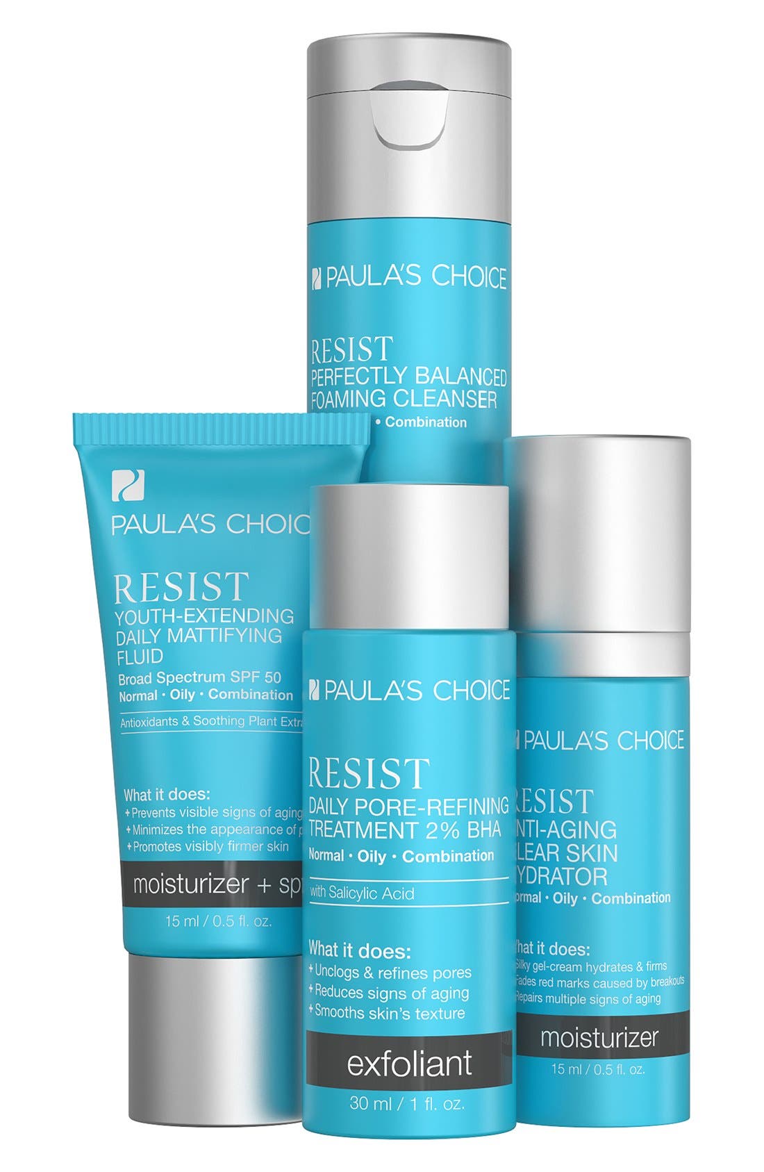 Paula's Choice Resist Trial Kit for Wrinkles & Breakouts Nordstrom