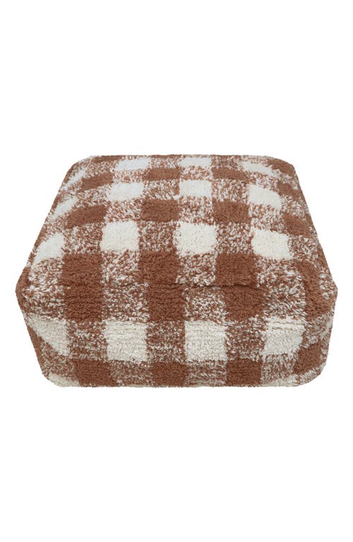 Lorena Canals Vichy Pouf in Toffee at Nordstrom