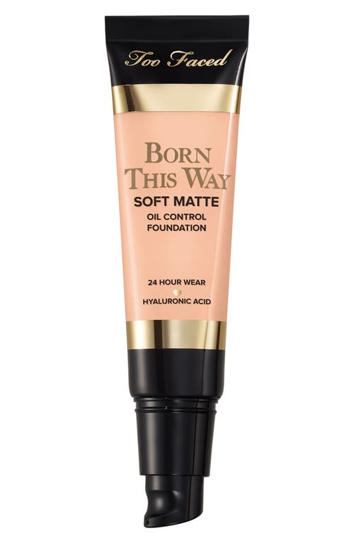 Too Faced Born This Way Soft Matte Foundation Seashell 1 oz In Seashell