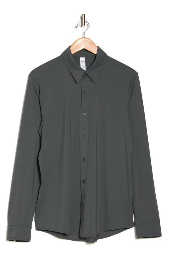 Shop 90 Degree By Reflex Phoenix Ultimate Performance Button-up Shirt In Urban Chic