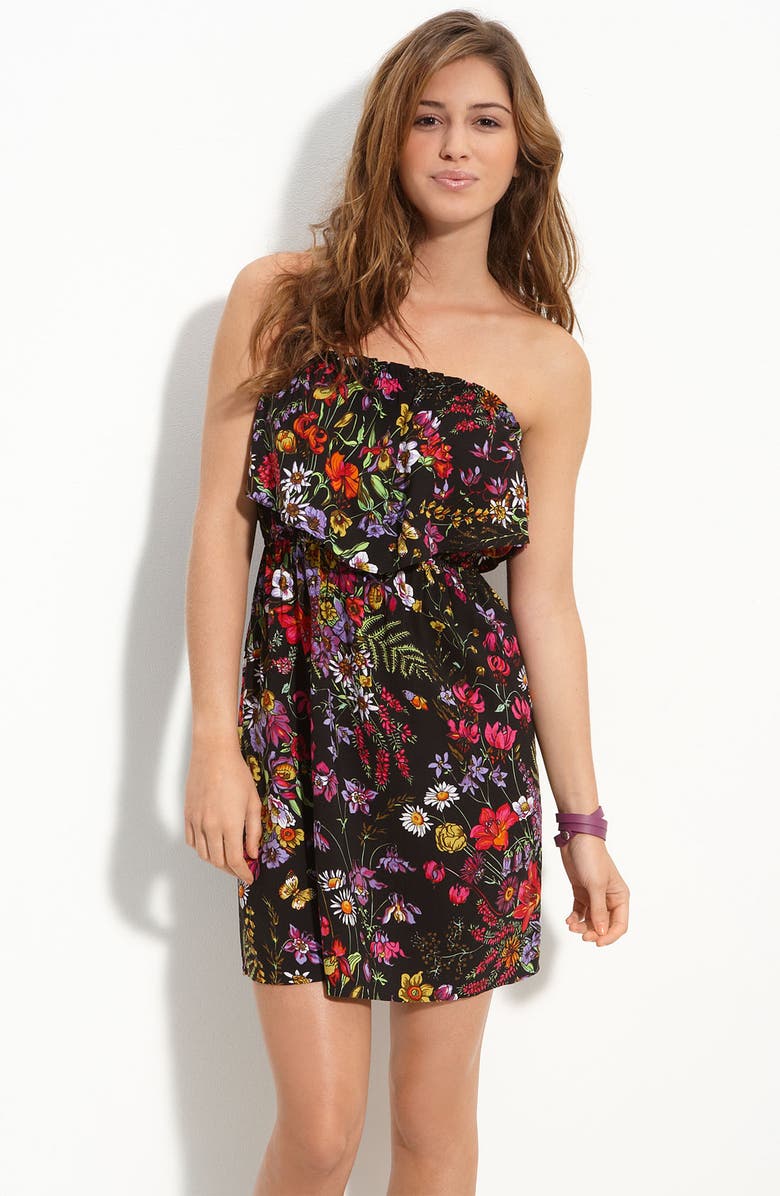 Mimi Chica Ruffled Strapless Dress Juniors Nordstrom Mimi Chica Ruffled Strapless Dress Juniors Nordstrom