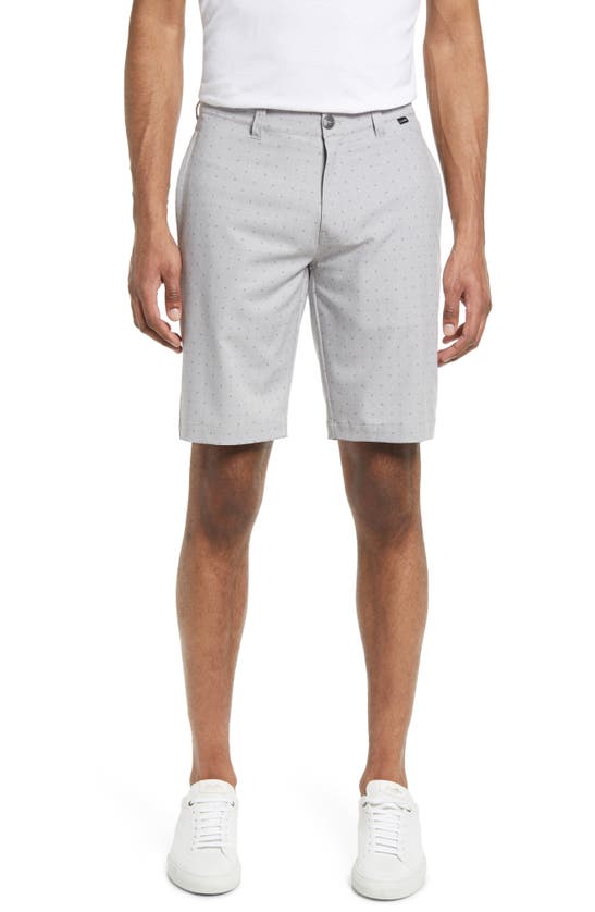 Travismathew Starnes Stretch Performance Shorts In Heather Sleet