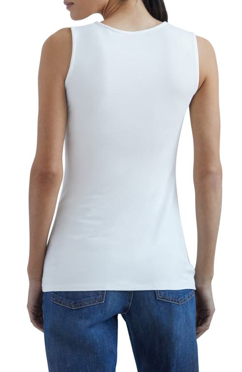 Marcella Brooklyn Layered Sleeveless Top In Off White