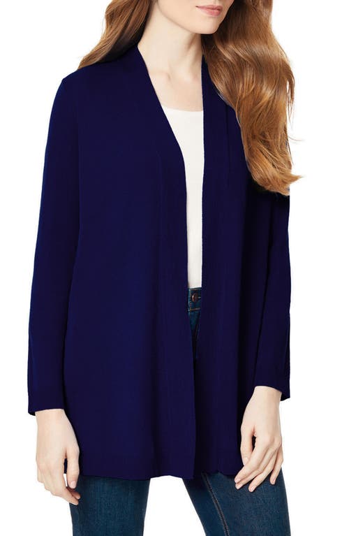 Open Front Cardigan in Collection Navy