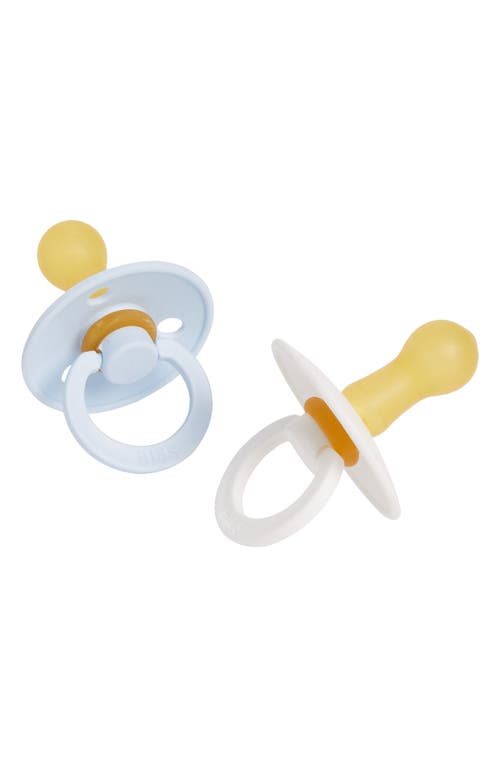 BIBS 2Pack Pacifiers in Baby Blue/White at Nordstrom, Size 618 M