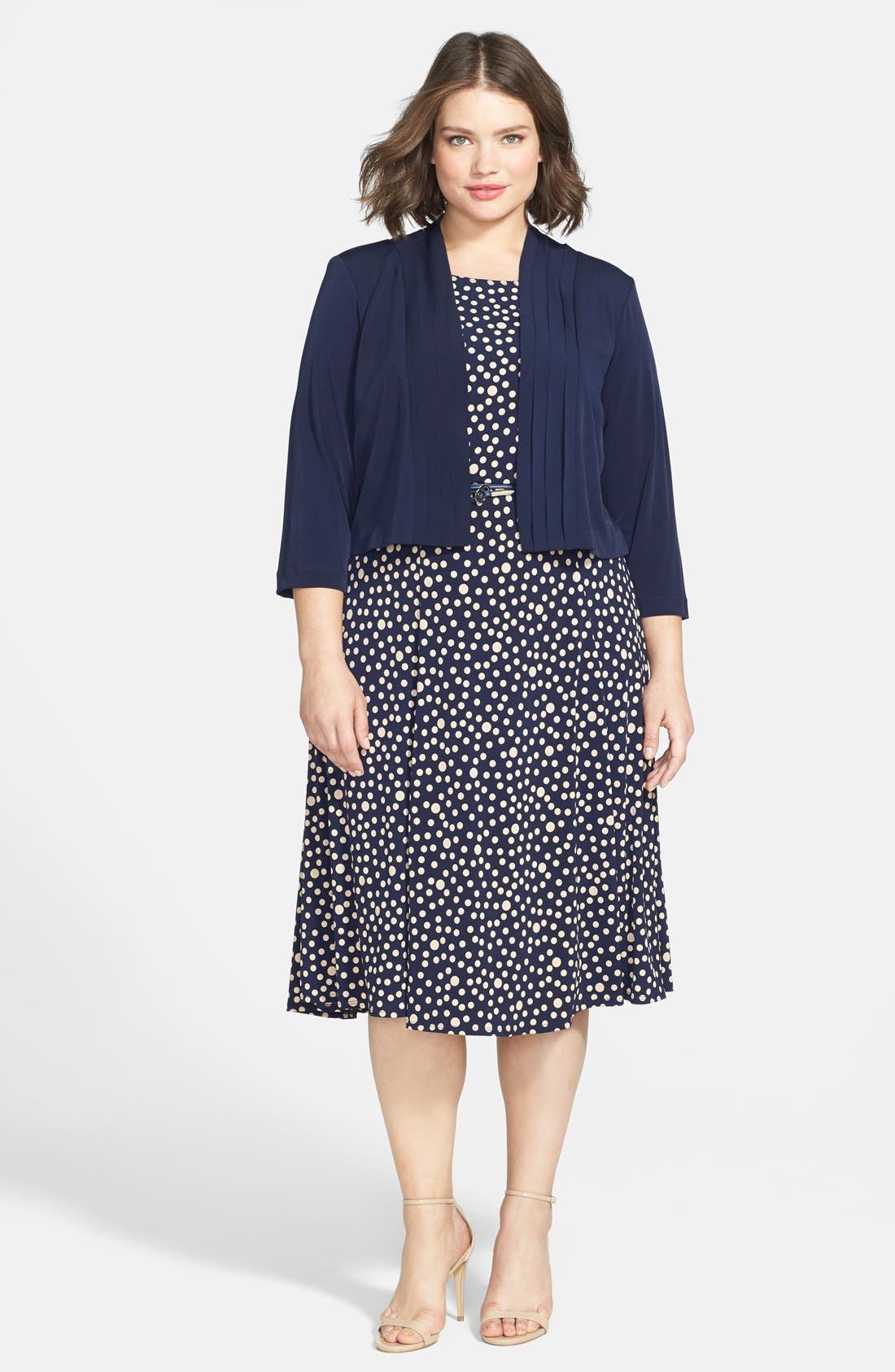 Jessica Howard Dress & Jacket Set (Plus Size) Nordstrom