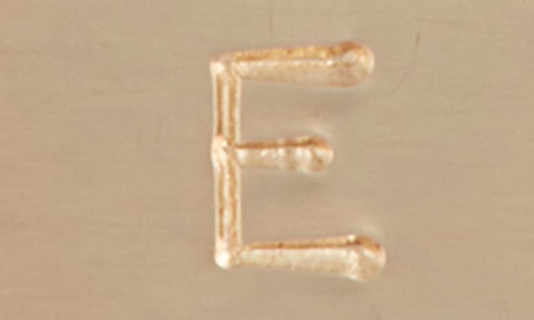 Nashelle Hadley Initial Bar Bracelet In Yellow Gold Fill - E