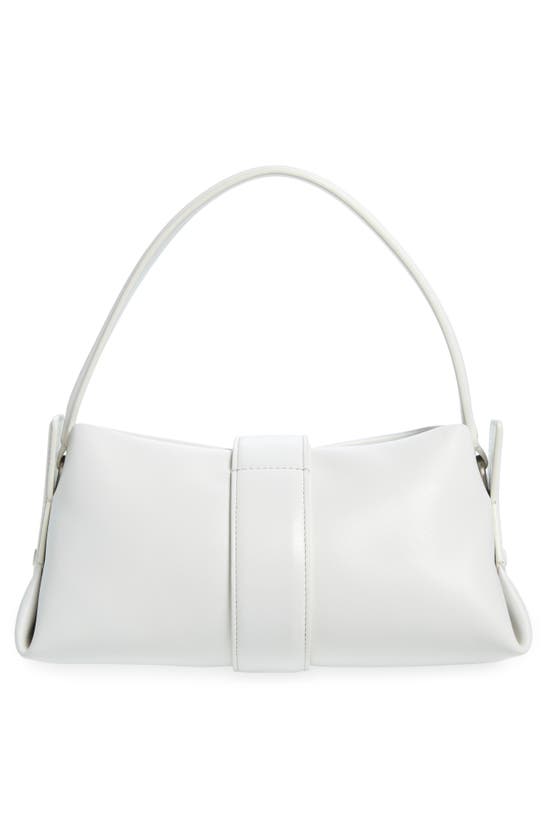 Shop Proenza Schouler Park Leather Shoulder Bag In Optic White