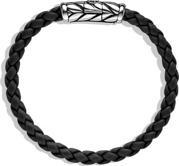 David Yurman Chevron Braided Rubber Bracelet Nordstrom