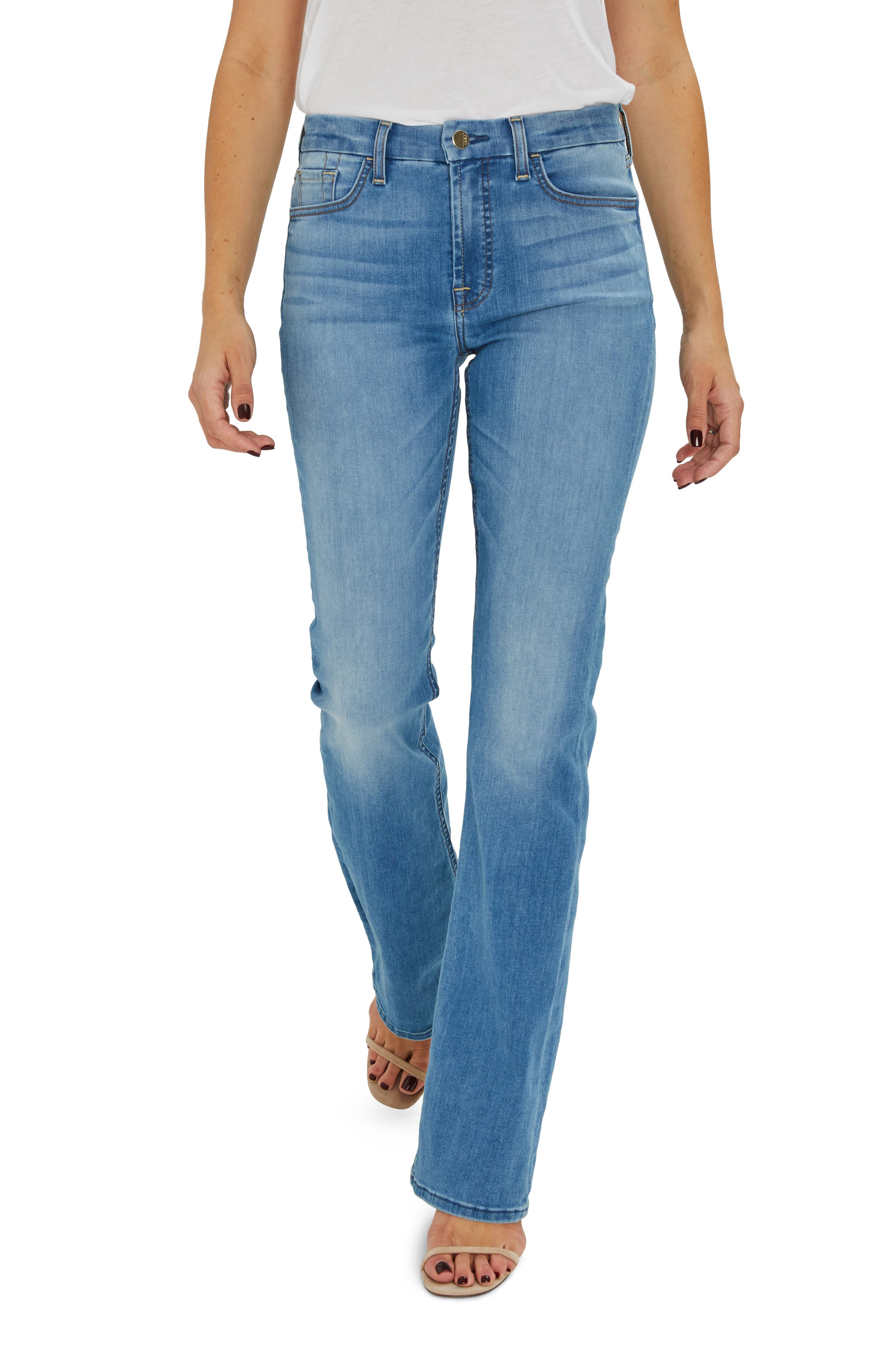 ladies slim bootcut jeans