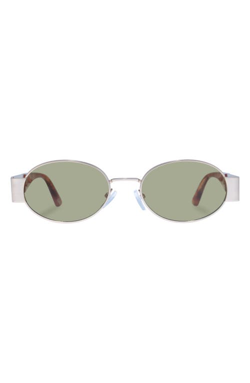 AIRE Mars 51mm Oval Sunglasses in Satin Gold at Nordstrom