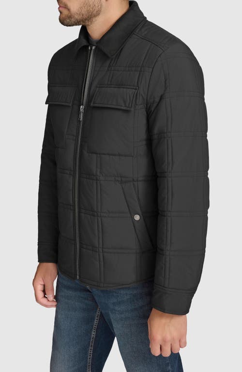 Shop Andrew Marc Hudson Quilted Jacket In Black