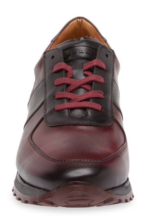 Mezlan Latini Sneaker In Graphite/red
