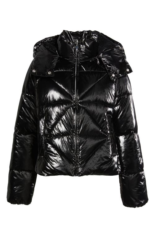 SAM EDELMAN SAM EDELMAN SHINY CROP PUFFER JACKET 