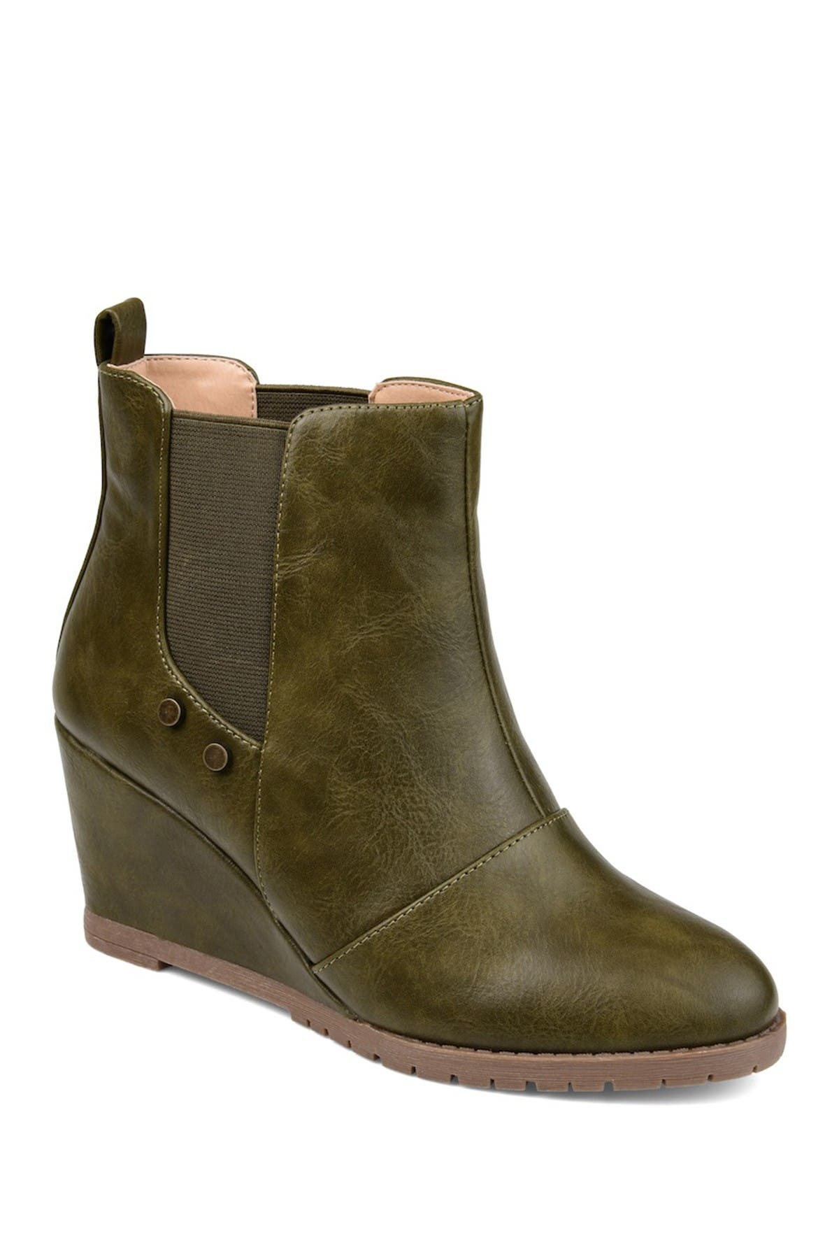 wedge heel booties