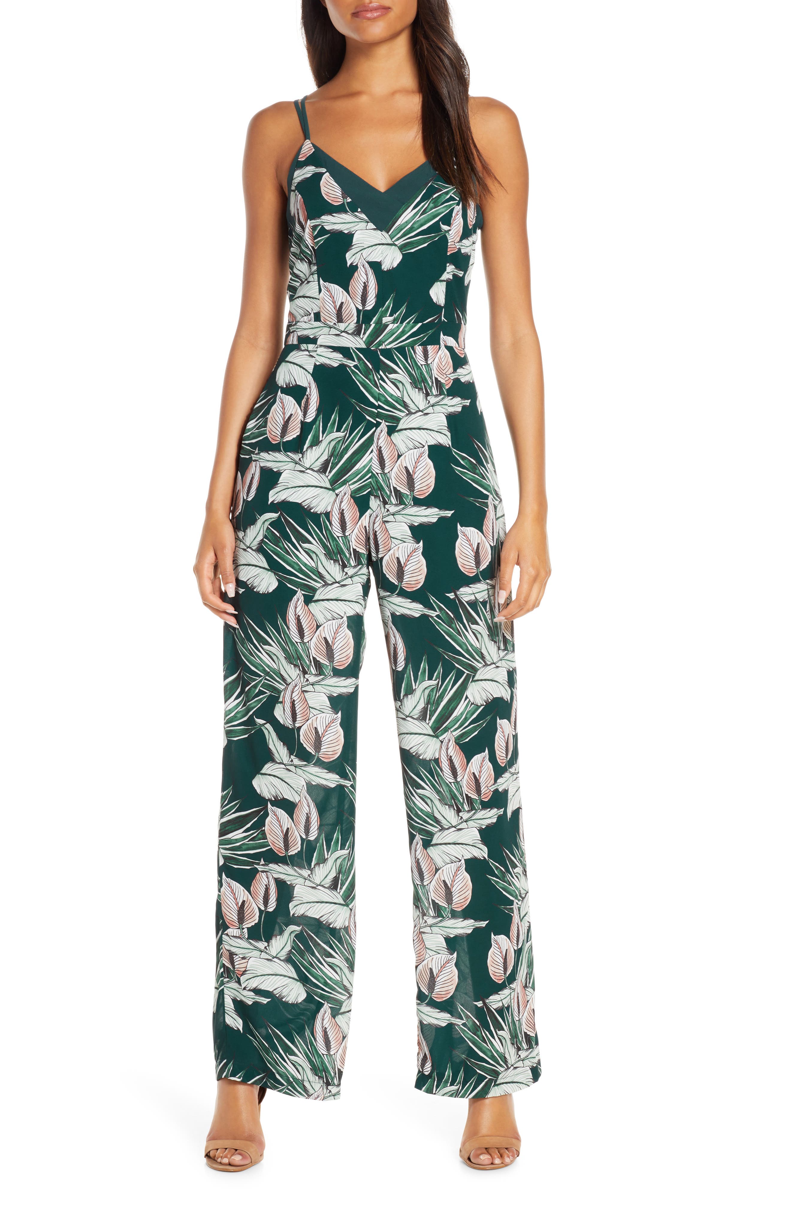 nordstrom floral jumpsuit