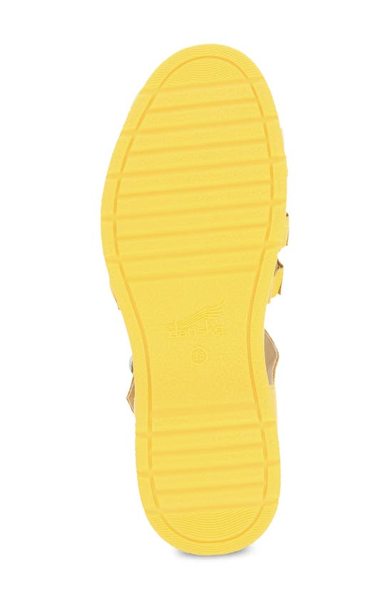 Shop Dansko Roxie Sandal In Yellow