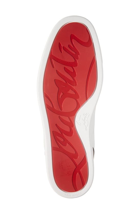 Christian Louboutin Fun Louis Sneaker In White/ Black