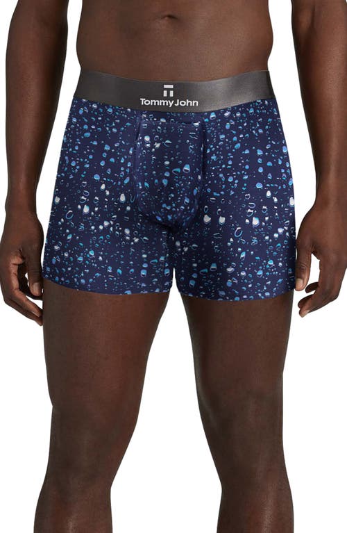 Shop Tommy John Second Skin Boxer Briefs In Dark Summer Storm