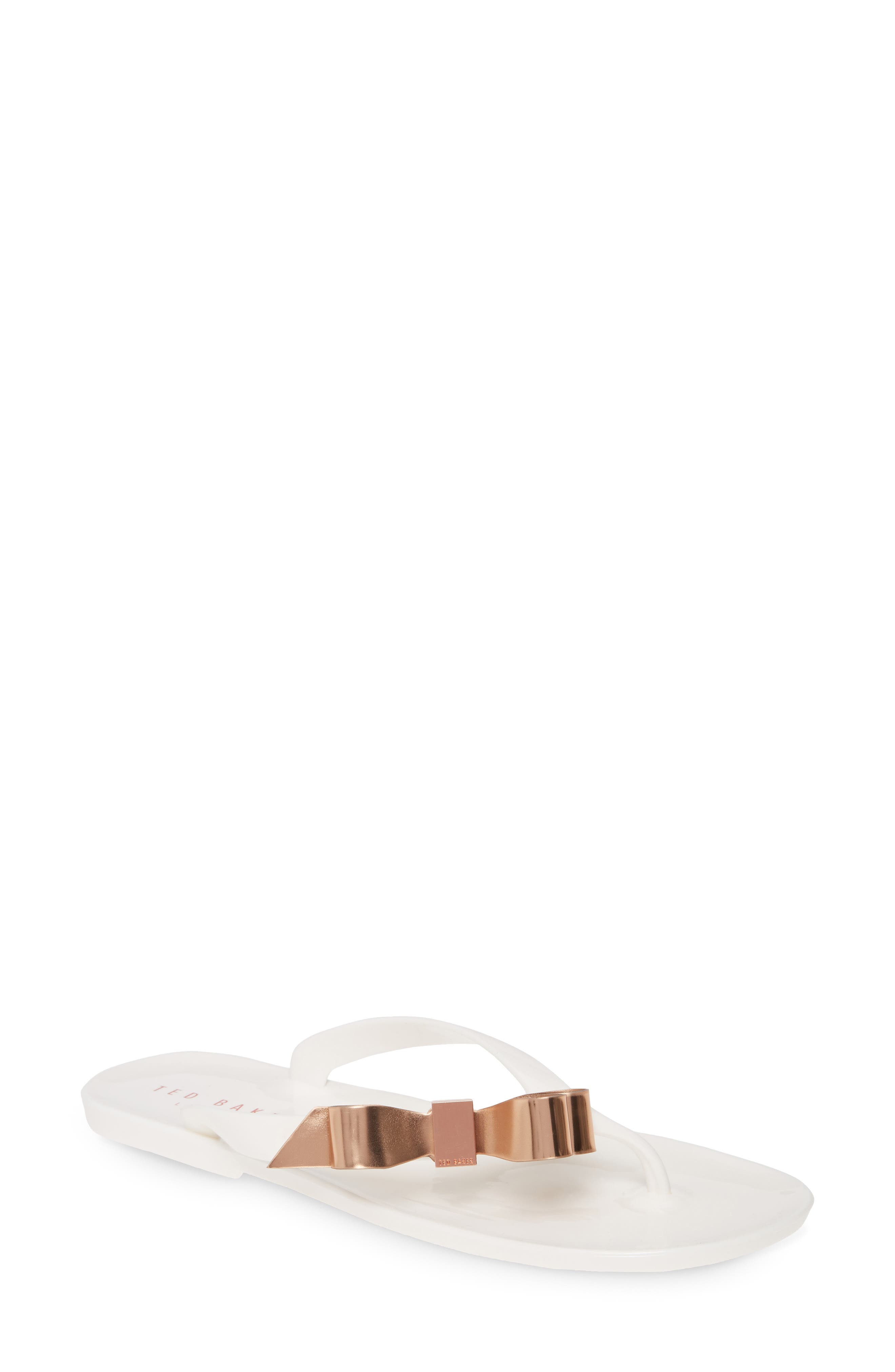 Ted Baker London Suszie Flip Flop, White