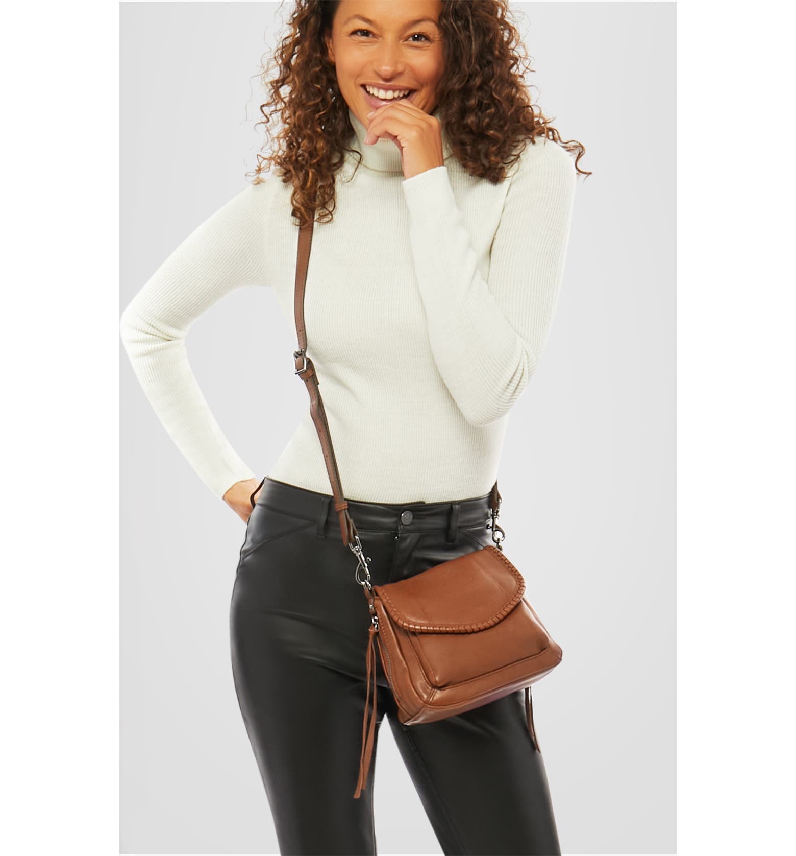 Aimee Kestenberg Mini All For Love Convertible Leather Crossbody Bag ...