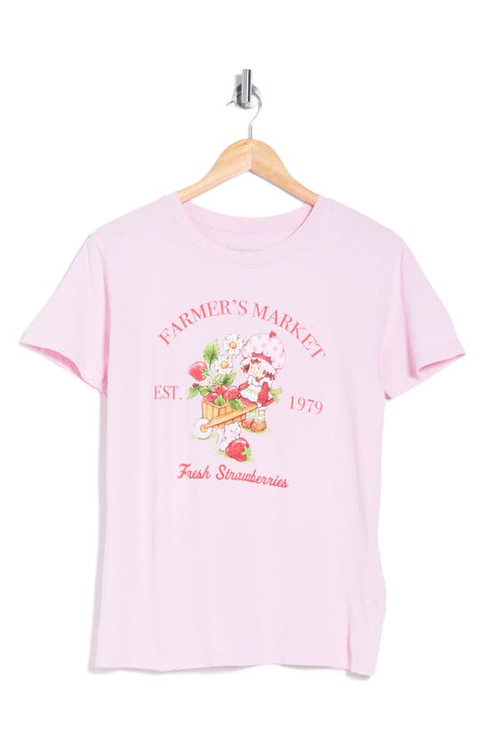 Shop Hi Res Strawberry Shortcake Wheelbarrow Graphic T-shirt In Washed Parfait Pink