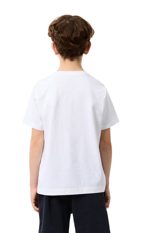 Psycho Bunny Kids' Cotton T-shirt In White