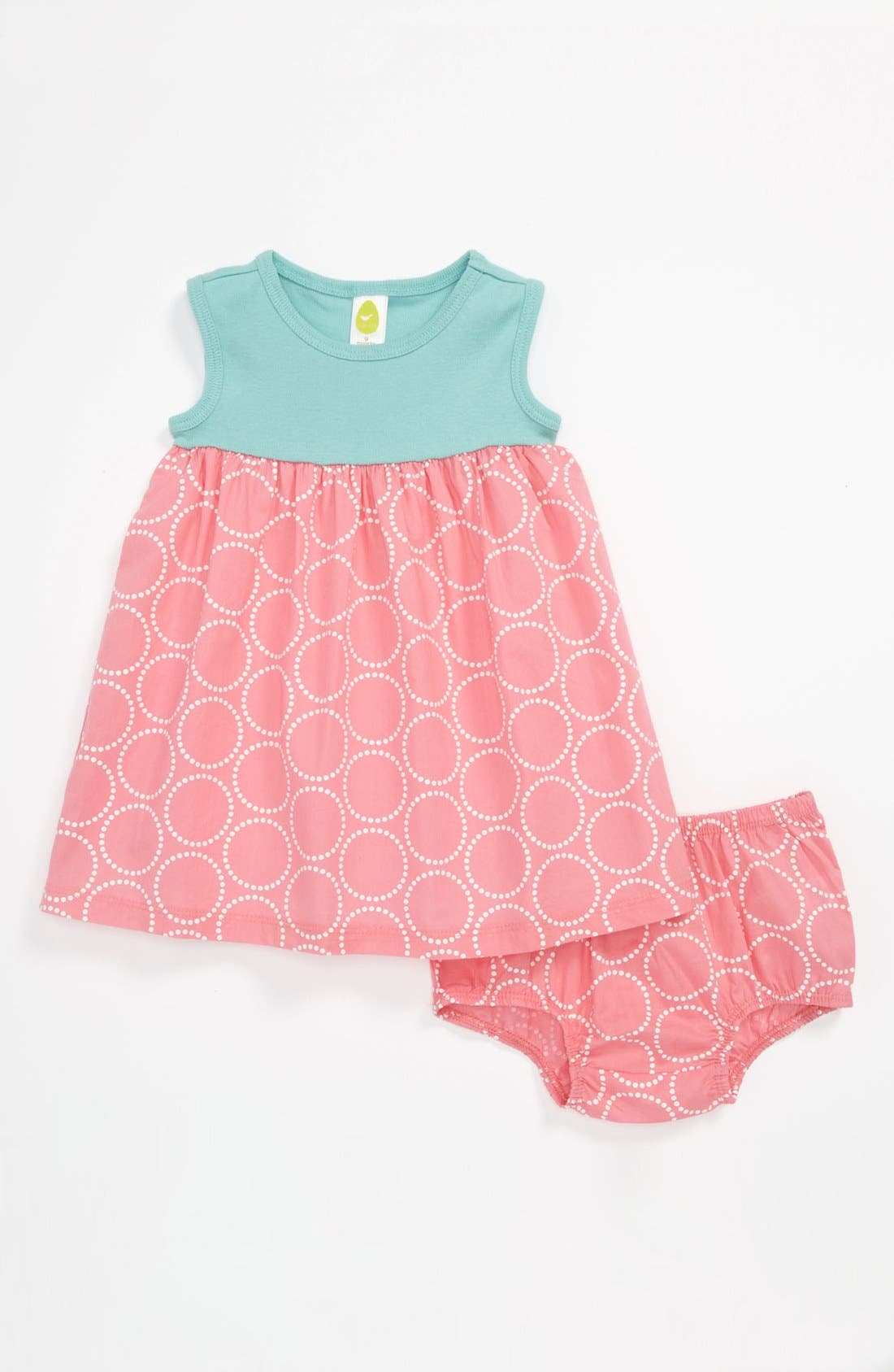 Stem Baby Summer Organic Cotton Dress & Bloomers (Baby Girls) Nordstrom