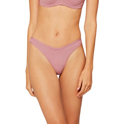 L Space Whiplash Bikini Bottoms, Pink