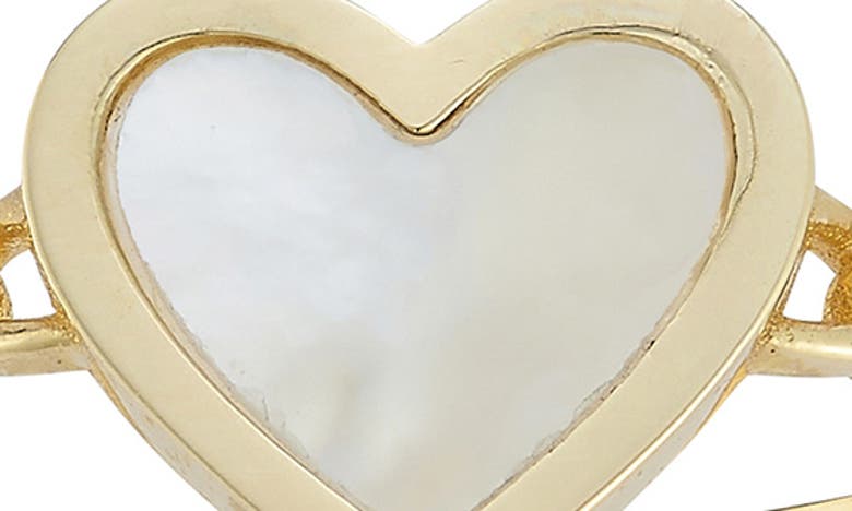 Shop Ember Fine Jewelry 14k Gold Mother Of Pearl Heart Ring