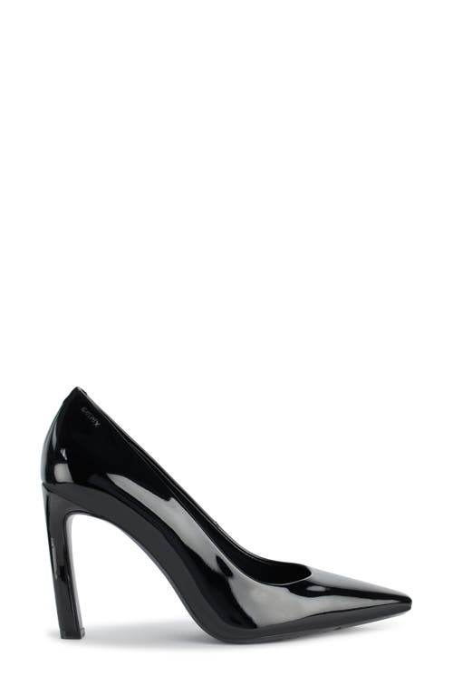 Shop Dkny Chrystie Pointed Toe Pump In Black