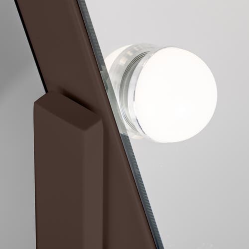 Zadro Hollywood Makeup Mirror In Chocolate