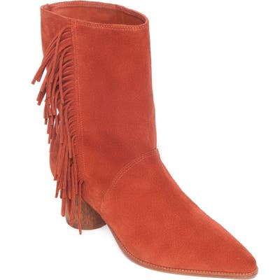 Bernardo Felix Fringe Boot, Orange