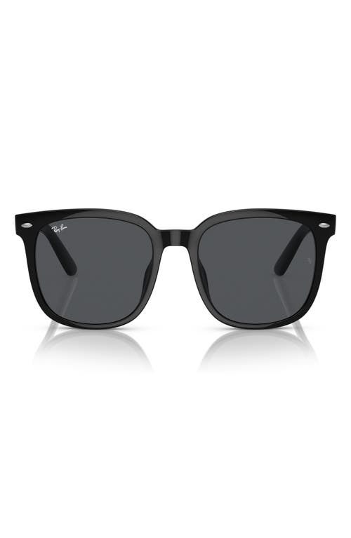 Ray-Ban 57mm Square Sunglasses in Dark Grey at Nordstrom