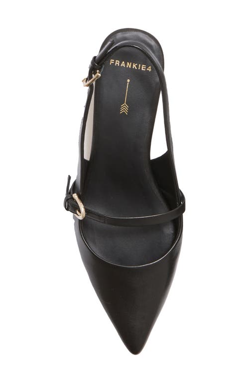 FRANKIE4 FRANKIE4 COCO SLINGBACK POINTED TOE KITTEN HEEL PUMP