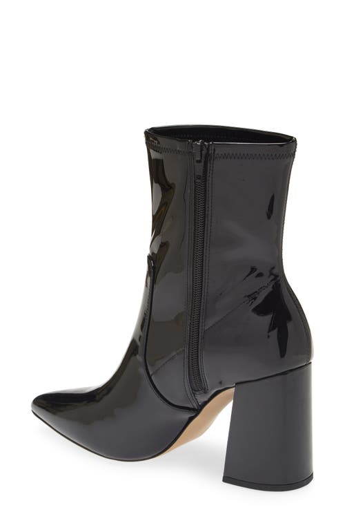 Abound Billie Pointed Toe Boot In Black Patent