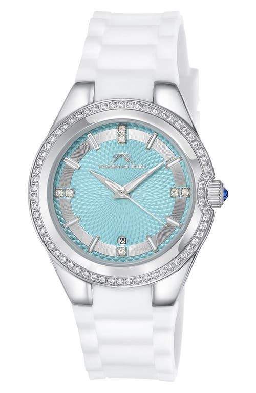 Shop Porsamo Bleu Guilia Interchangeable Bracelet Watch, 37mm In Turquoise