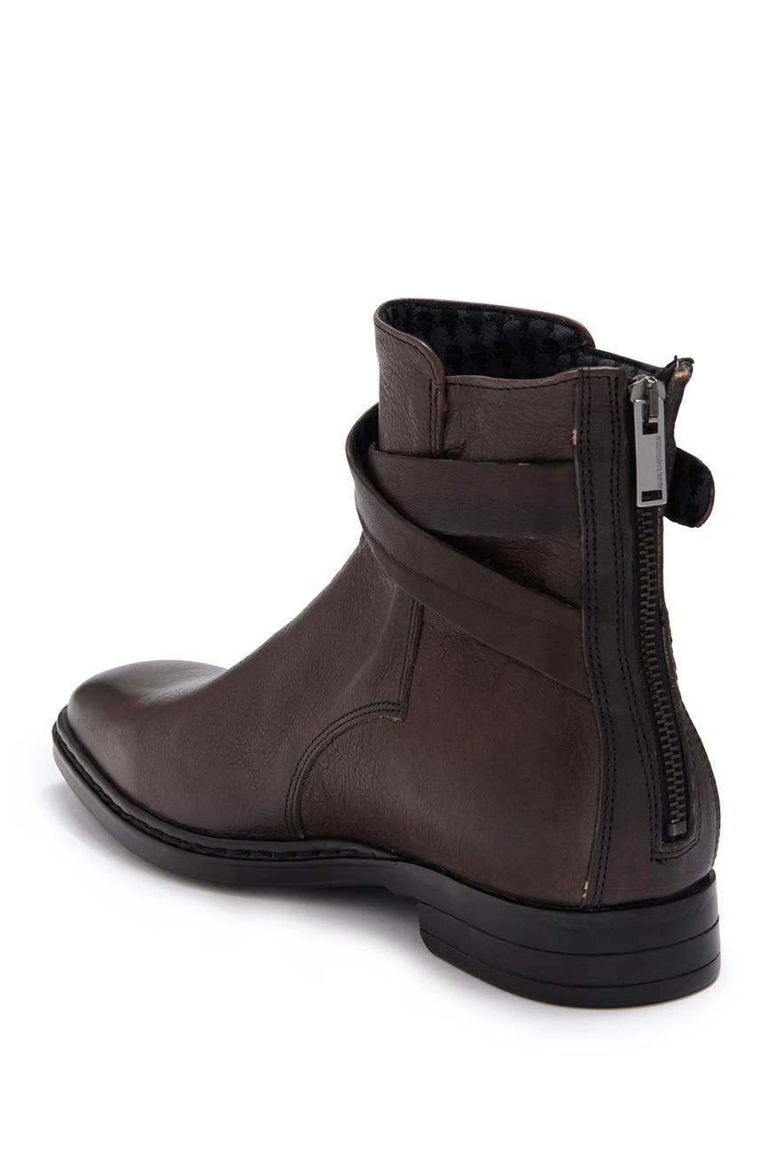 Karl Lagerfeld Paris | Burnished Leather Harness Boot | Nordstrom Rack
