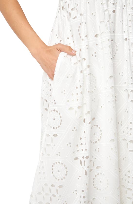 ENGLISH FACTORY ENGLISH FACTORY BRODERIE ANGLAISE COTTON SUNDRESS