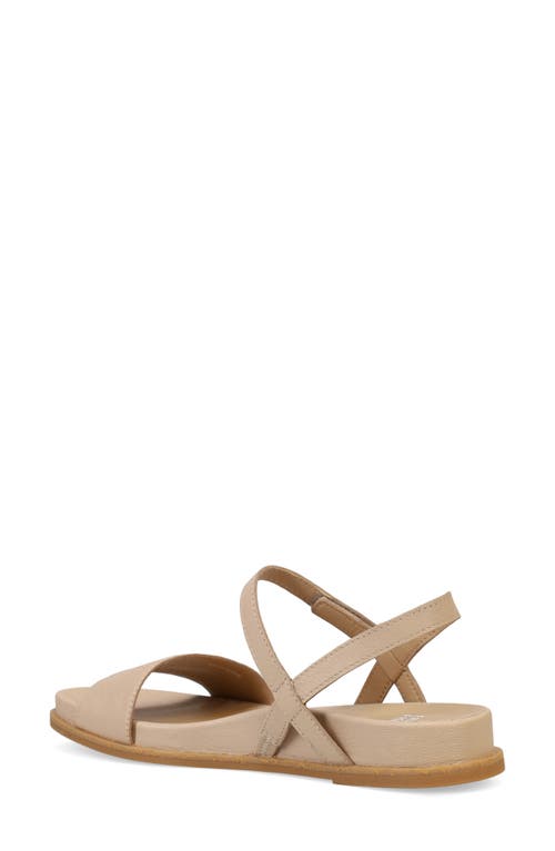 Eileen Fisher Demo Leather Sandal In Khaki/khaki