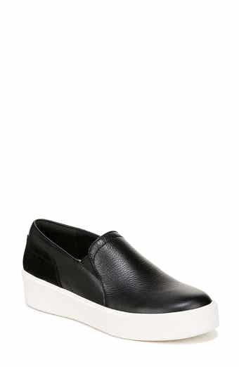 Black platform slip on sneakers hotsell