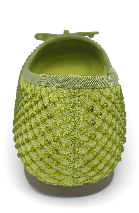 Shop Reaction Kenneth Cole Elstree Mesh Ballet Flat In Lime
