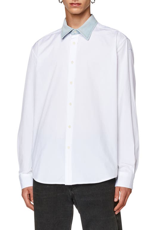 DIESEL Cotton Poplin Button-Up Shirt at Nordstrom, Us