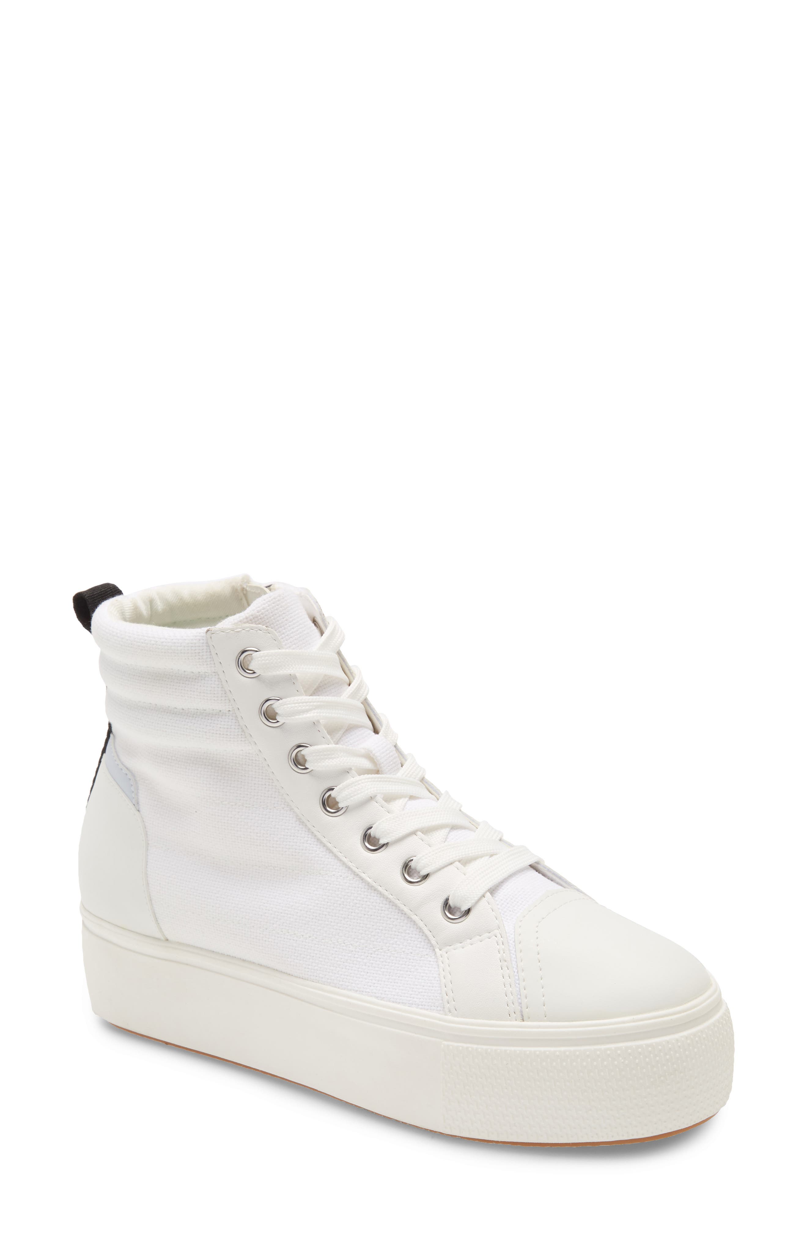 steve madden white high tops