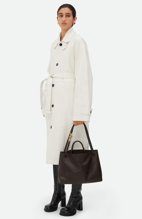 Bottega Veneta Medium Andiamo Top Handle Bag In 2190 Fondant-m Brass